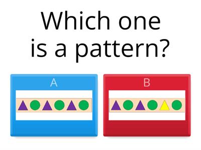 Patterns with shapes - Diagnostic test