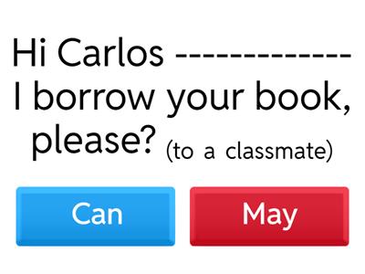 ASKING FOR PERMISSION