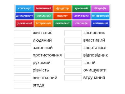 Іншомовні відповідники