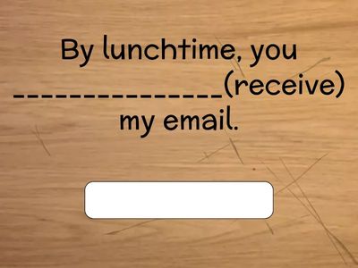 Future perfect simple 