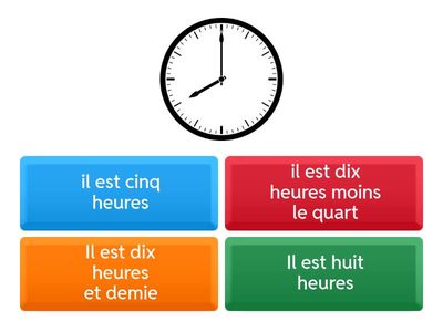 L6 Ab QUELLE HEURE EST-IL? 