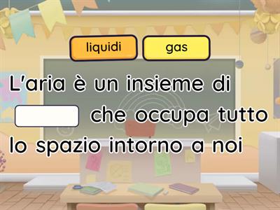 gioco interattivo sulla pressione dell'aria