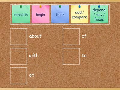 B1 Vocabulary : verb phrases