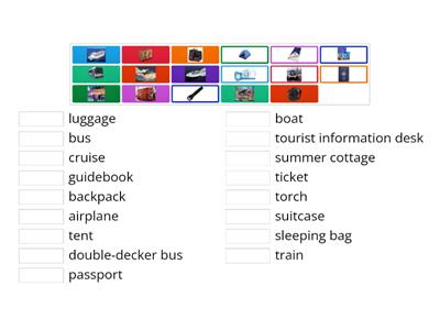 Travelling vocabulary KET