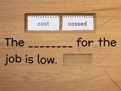 Barton 5.5: -ED or Not? A spelling and comprehension activity