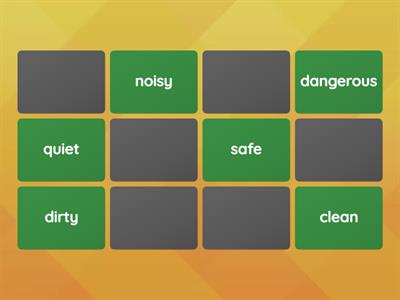 CCLC Matching -  Opposite Adjectives