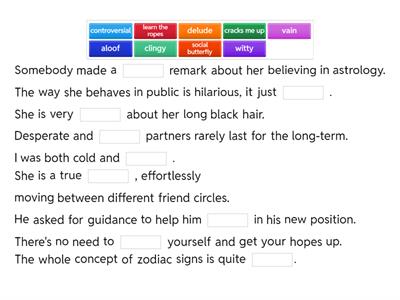 Astrology vocab