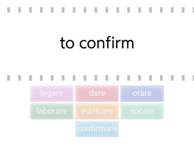Latin conjugation verbs