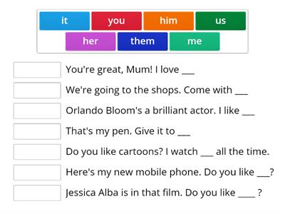 Object pronouns