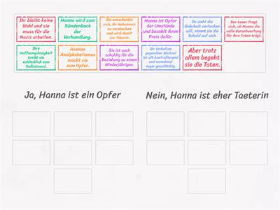 Der Vorleser: Ist Hanna ein Opfer?