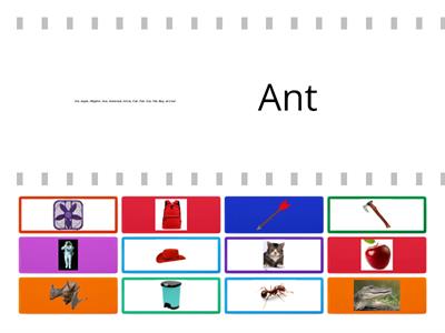 Short Vowel /a/ - Find the Match