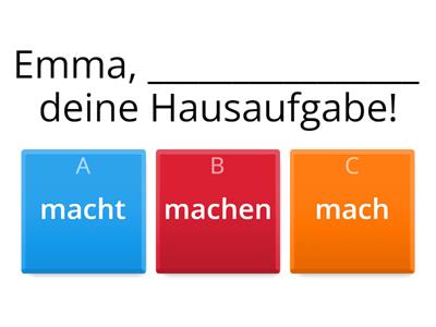 Imperativ: du- und ihr- Form