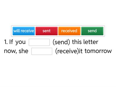 Jack Exercises on Conditional Sentences Type 1