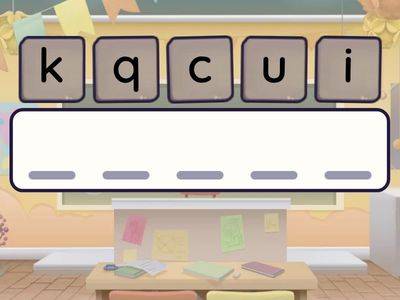 U5 Letters and sounds