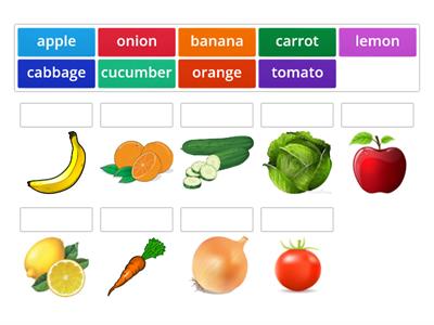 Fruit and vegetables