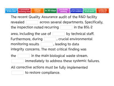 Oxf.Engl.for the Pharma-Quality Assurance Audit Summary by Gemini-gapped