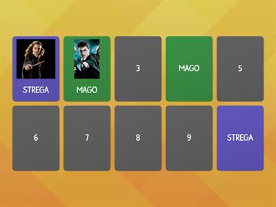 MEMORY DI HARRY POTTER