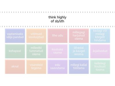 Words and phrases ILE6 U4 TB p 28-29 ex 5,7