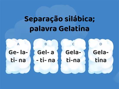 Separação silábica