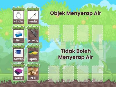  Menyerap Air & Tidak boleh Menyerap Air