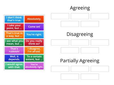 BE10 (LS) - Unit 1 - Agreeing/Disageeing/Partially Agreeing