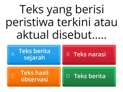 Teks Berita - Pilihan Ganda