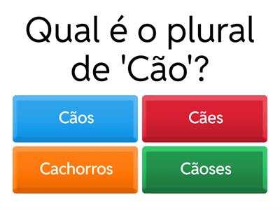 Quiz de Português - Ensino Fundamental 1