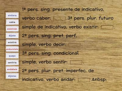 Tiempos verbales