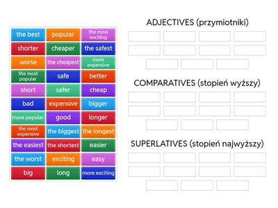 Comparatives vs. superlatives (Class 5a)
