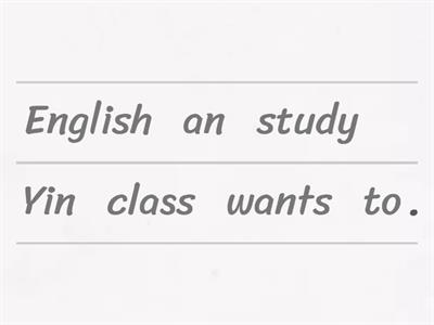 Joining an English class