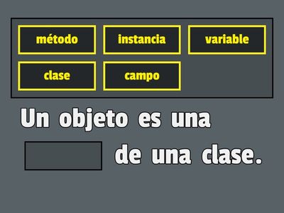 ¡Completa la frase sobre POO! ¿Seras capaz de acertar las 5?