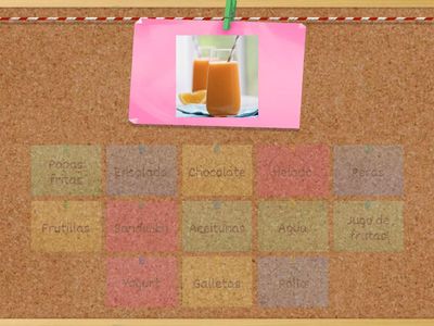 Vocabulario A1 - Comidas