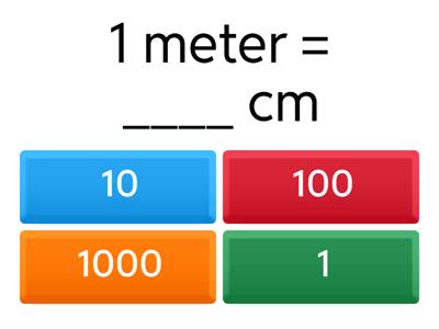 Metric Conversions Practice