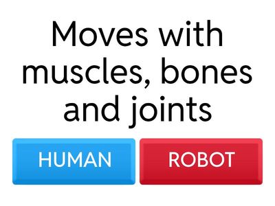HUMAN Vs ROBOT 