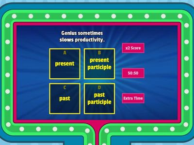 Present, Present Participle, Past, Past Participle