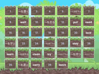 J1 Kikutan Week 1 Vocabulary (part 3)