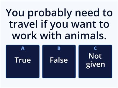 VOLUNTEERING - READING COMPREHENSION