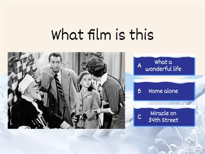 Christmas Fuddle Film Quiz