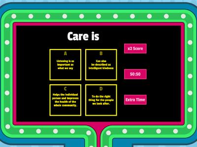 The 6 C's - Values for all H&SC settings