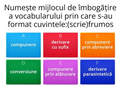 Mijloace de îmbogățire a vocabularului 