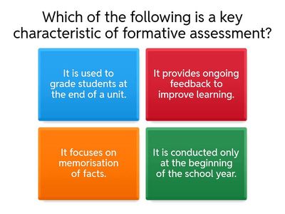  Formative AssessmenT