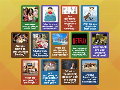  'Going to' for future plans