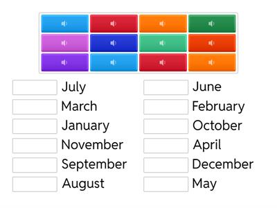 Months of the Year