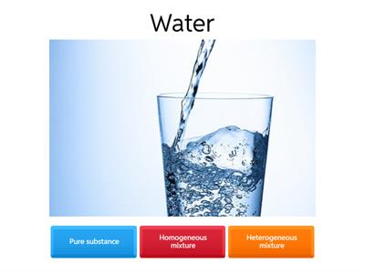 Pure Substance or Mixture?