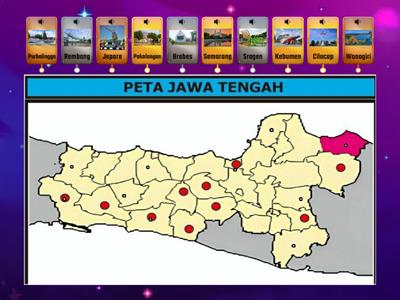 PETA BUTA JAWA TENGAH