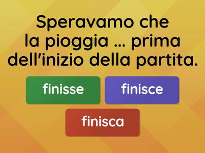 Il congiuntivo imperfetto (B2a)