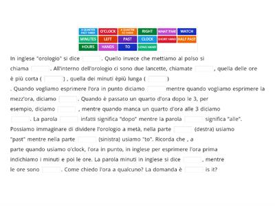 COME SI ESPRIME L'ORA IN INGLESE