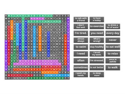 UNIT 4 #8-9 Wordsearch