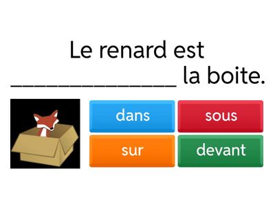 Les prépositions de lieu