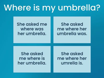 GI B1+ U7 Reported Speech Questions